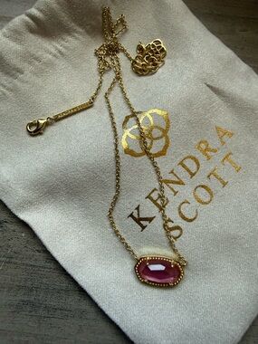Kendra Scott Gold Elisa Necklace